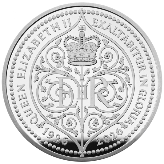2026 Royal Mint 100th Anniversary Birth of Queen Elizabeth II 2oz Silver Proof Coin