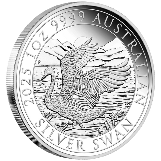 2025 Perth Mint Anda Swan 1oz Silver Proof Coin