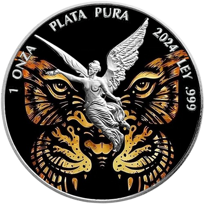 2024 Mexico Libertad Salvaje 1oz Silver Coin  COA