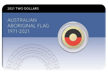 2021 Aboriginal Flag coin in DCPL Card