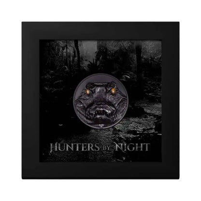 2023 $10 Caiman – Hunters by Night 2oz Black Proof Coin