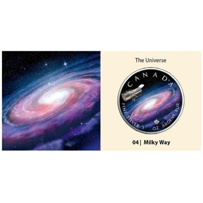 2023 Canada Milky Way The Universe 1oz Silver Maple Leaf Coin