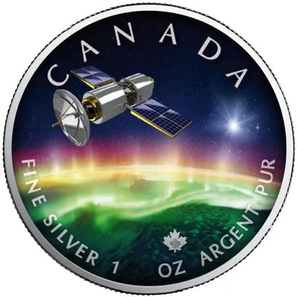 2023 Canada Polar Lights The Universe 1oz Silver Maple Leaf Coin