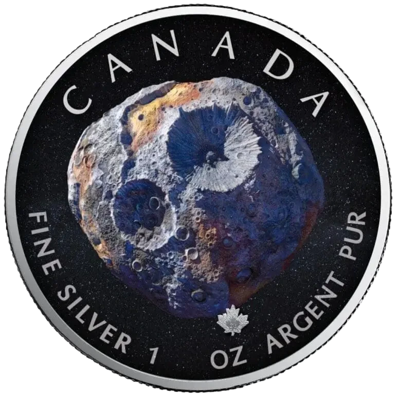 2023 Canada Asteroid The Universe 1oz Silver Maple Leaf Coin
