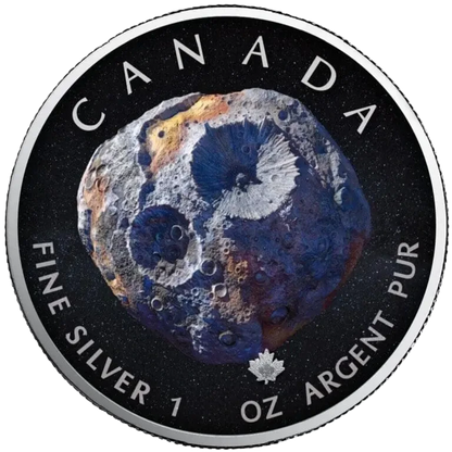 2023 Canada Asteroid The Universe 1oz Silver Maple Leaf Coin