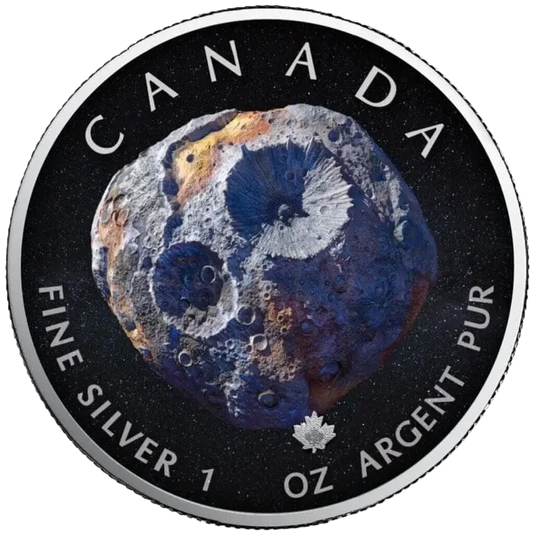 2023 Canada Asteroid The Universe 1oz Silver Maple Leaf Coin