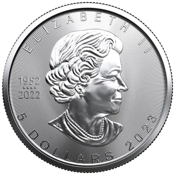 2023 Zodiac Rose of the Wind Star Compass 1oz Silver Maple Leaf Coin