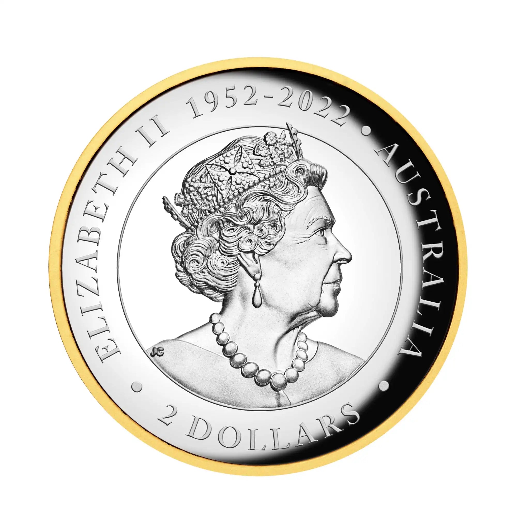 2023 Perth Mint Wedge-Tailed Eagle 2oz Silver HR Gilded Coin