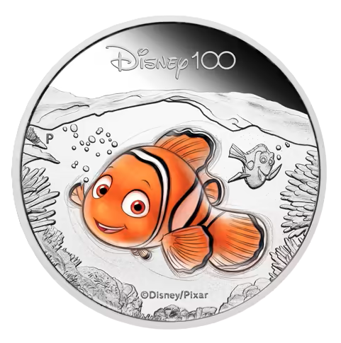 2023 Perth Mint Disney 100th Anniversary Nemo 1/2oz Silver Proof Coin