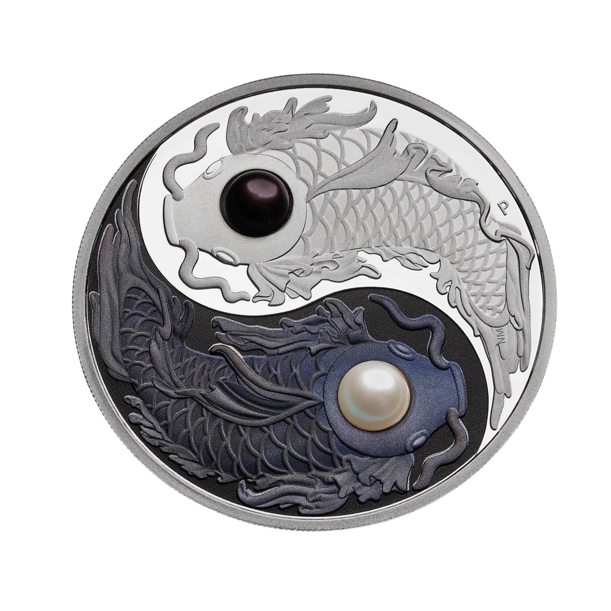 2024 Yin Yang Koi Pearls 5oz Silver Proof Coin