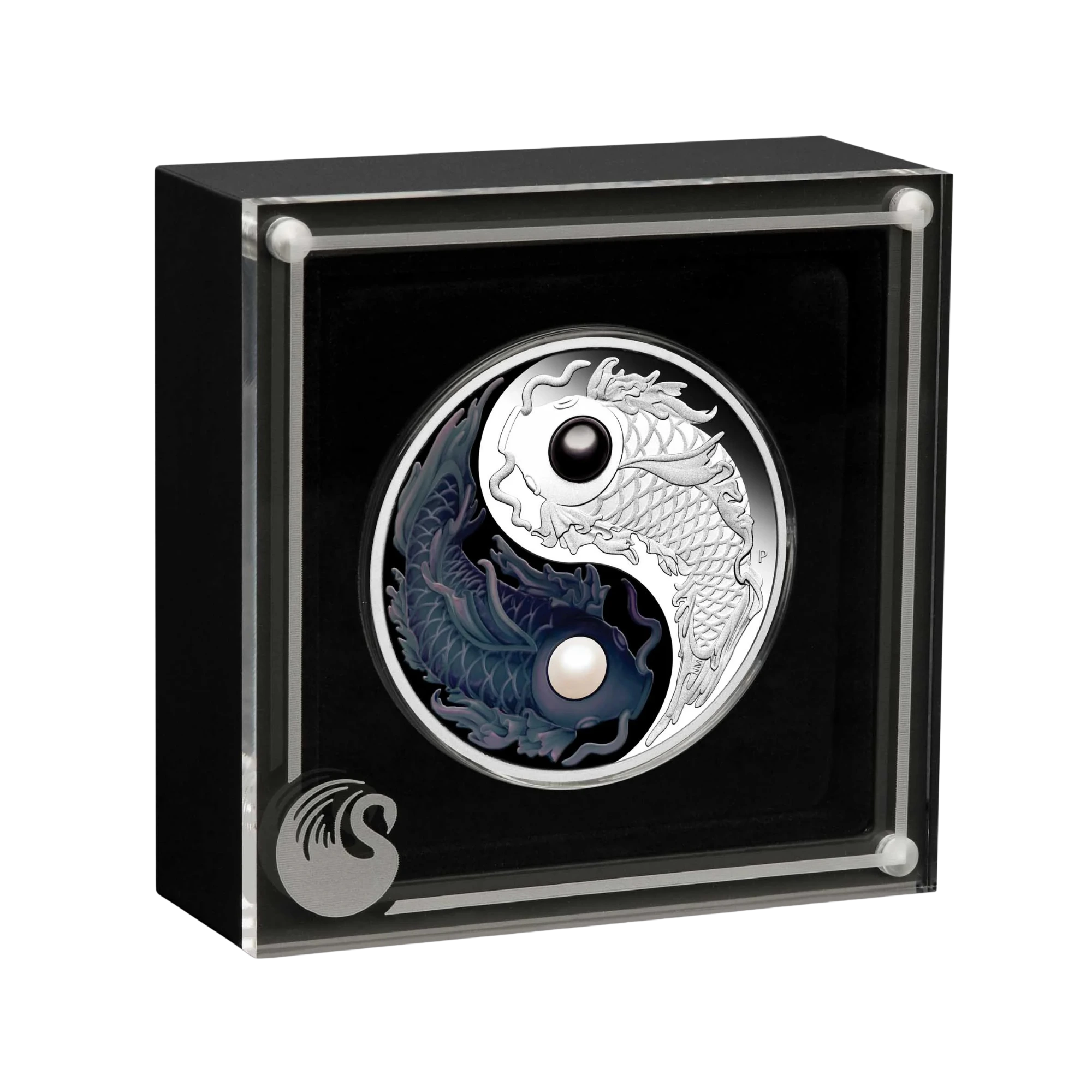 2024 Yin Yang Koi Pearls 5oz Silver Proof Coin