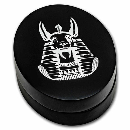 2024 Djibouti Lord of the Sacred Land Anubis 3oz Silver Antiqued Coin