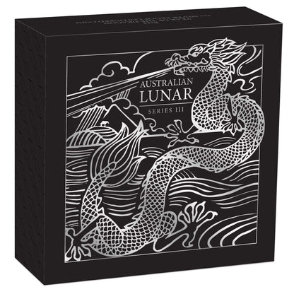 2024 Perth Mint Lunar Dragon 1oz Silver Proof Coloured Coin