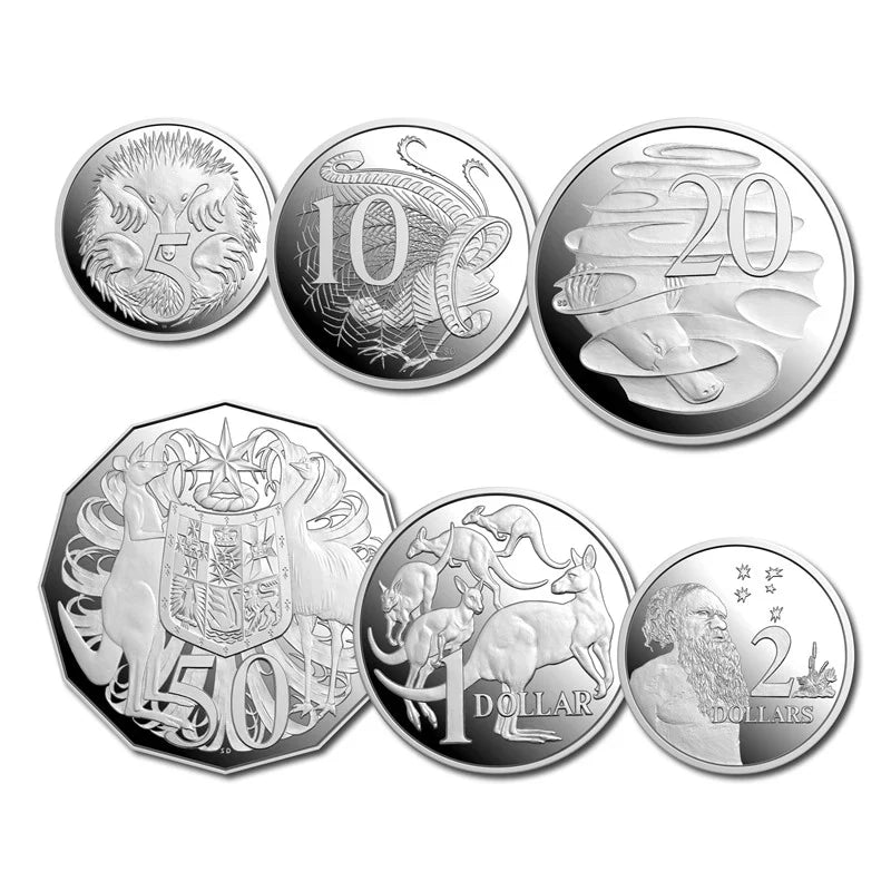 2024 Royal Australian Mint Change Of Monarchs Silver Proof 6 Coin Set