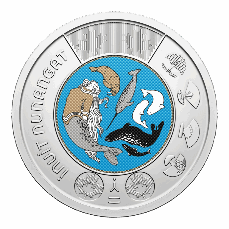 2024 Canada Coloured Celebrating Inuit Nunangat Special Wrapped Coin Roll