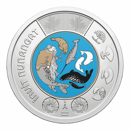 2024 Canada Coloured Celebrating Inuit Nunangat Special Wrapped Coin Roll