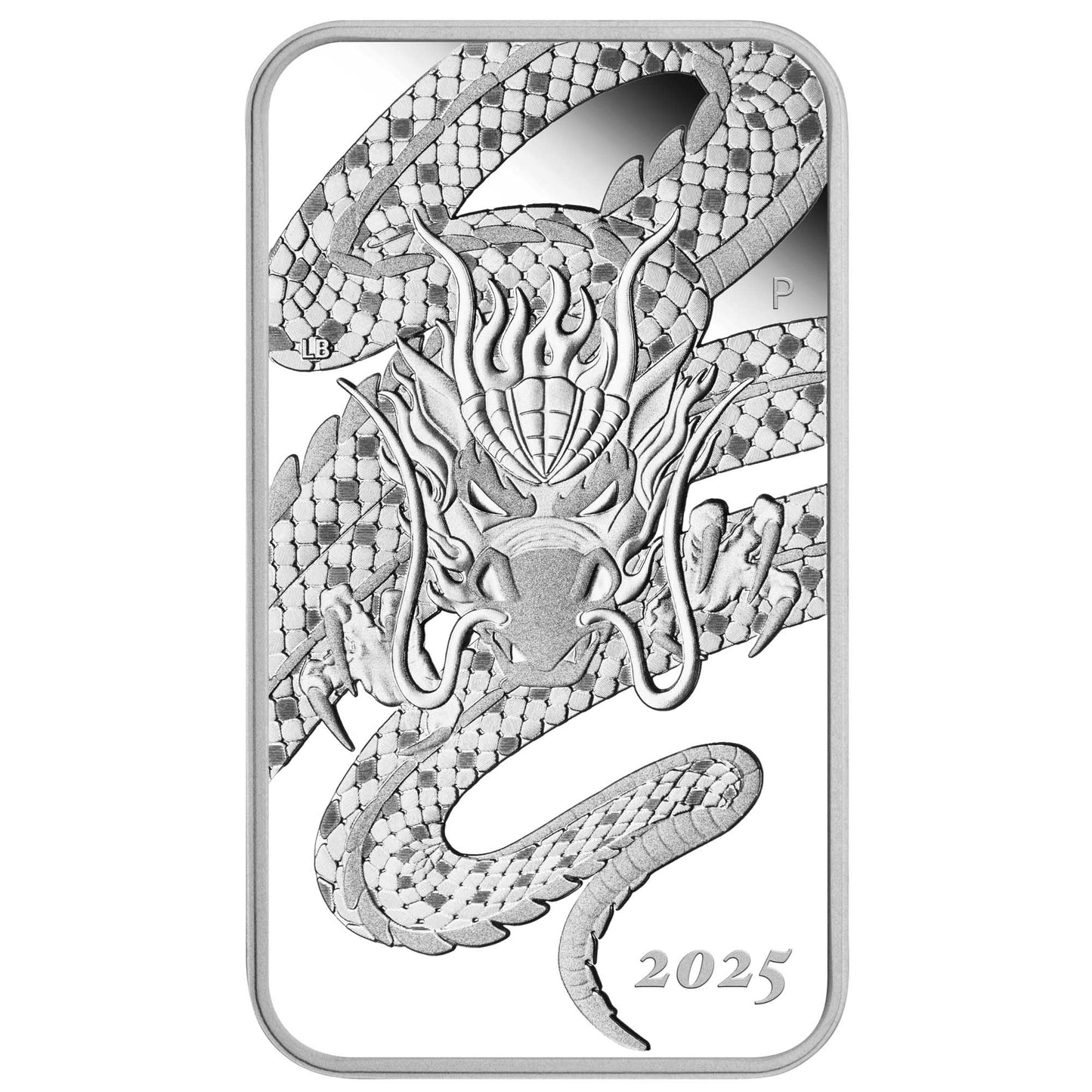 2025 Perth Mint Dragon 1oz Silver Proof Rectangular Coin