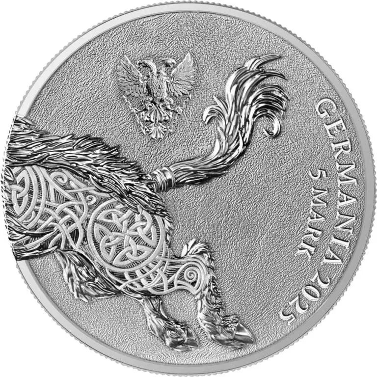 2025 Germania Beast 1oz Silver BU Coin