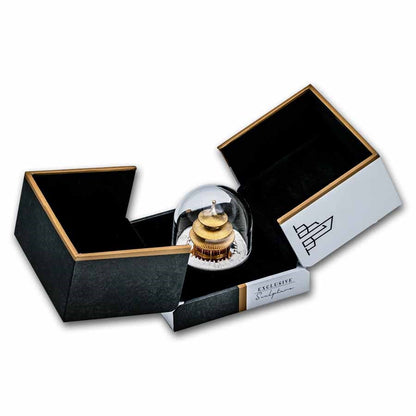 2025 Samoa Heaven Temple 3oz Gold Plated Silver Proof Coin