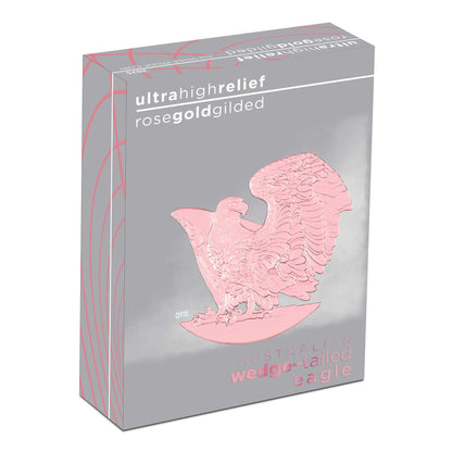 2025 Perth Mint Australian Wedge-tailed Eagle 2oz Silver Proof Ultra High Relief Gilded Coin