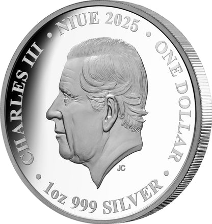 2025 Niue Seasons Summer $1 1oz Silver Proof Coin