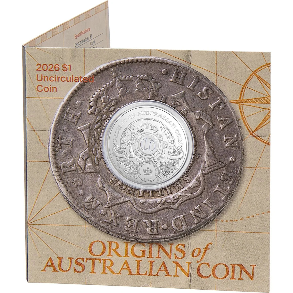 2026 RAM Origins of Australian Holey Dollar $1 UNC Coin