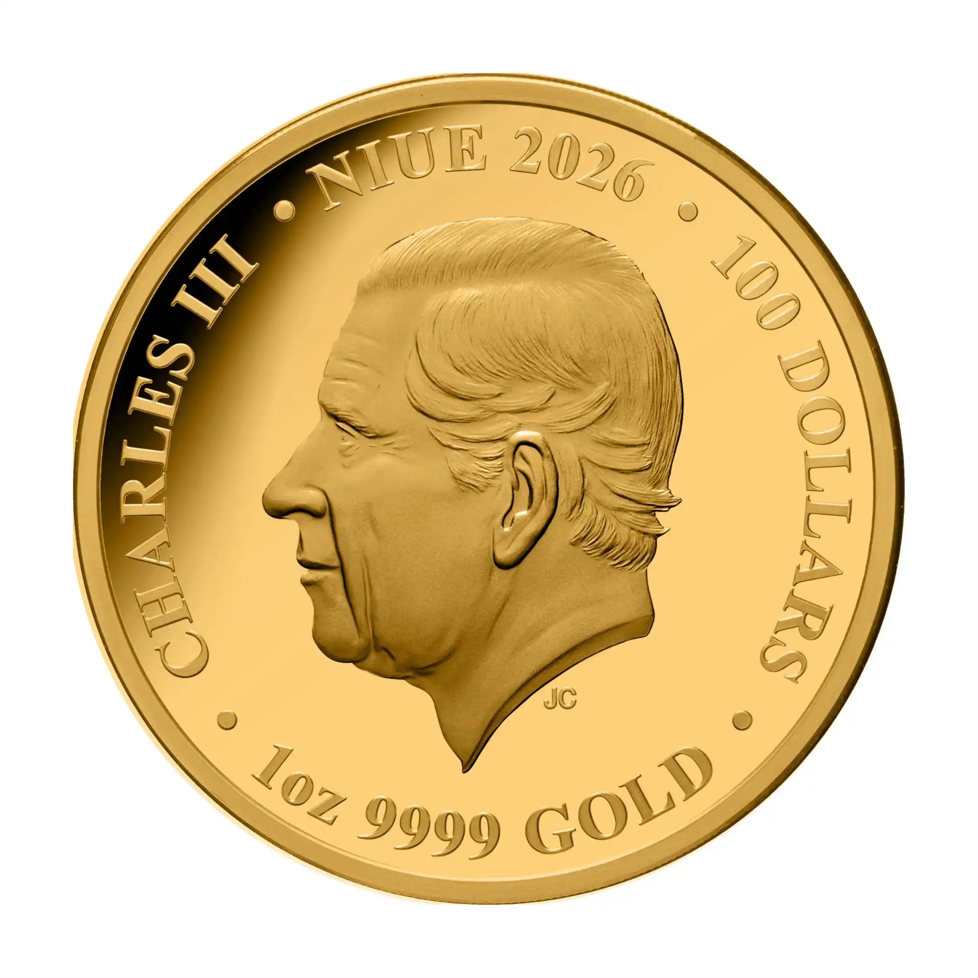 2026 Niue Queen of Hearts  1oz Gold Proof Coin