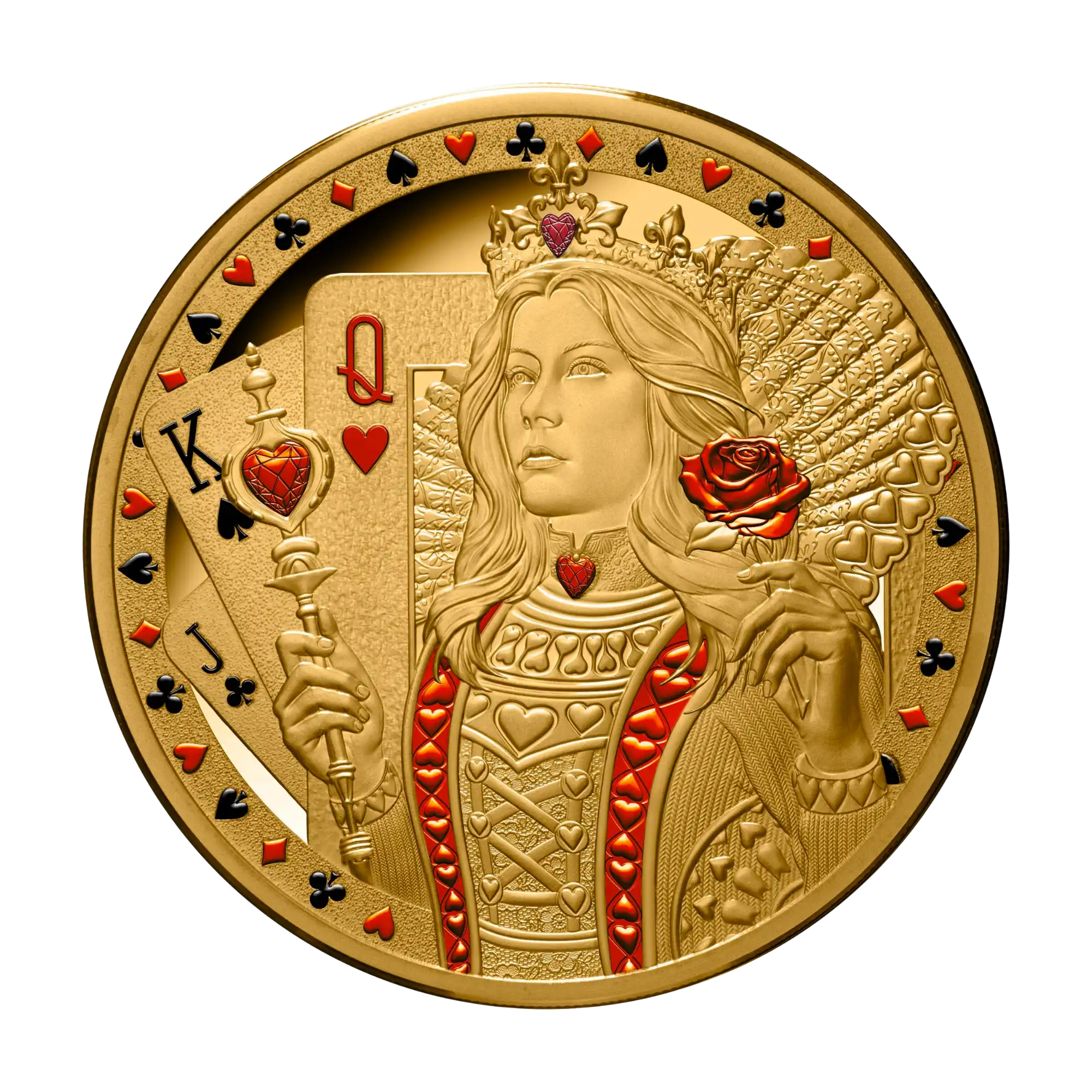 2026 Niue Queen of Hearts  1oz Gold Proof Coin