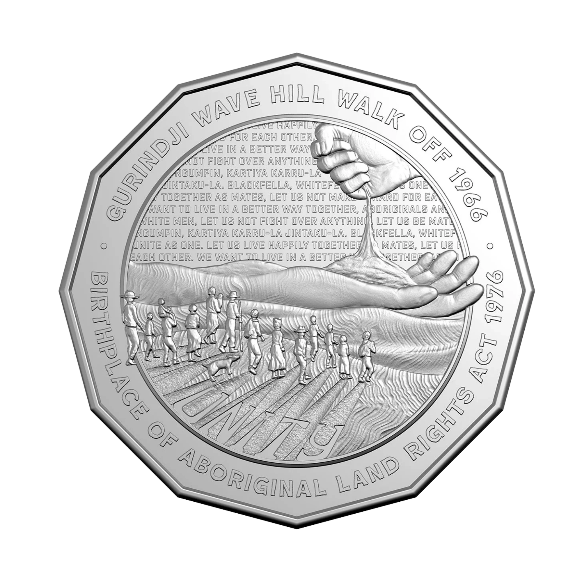 2026 RAM Unity Wave Hill  Walk Off 50c UNC Coin on Card
