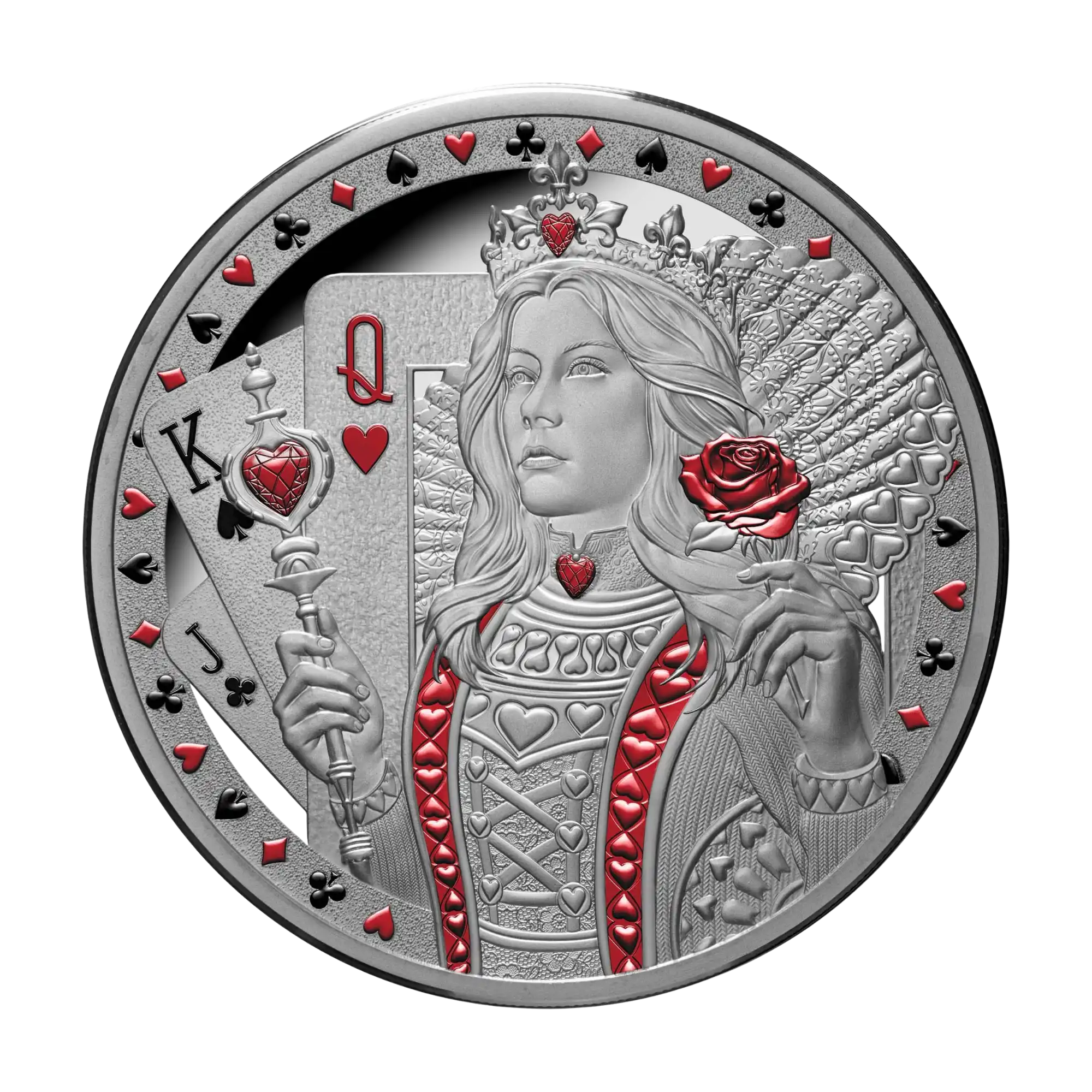 2026 Niue Queen of Hearts  1oz Silver Proof Coin