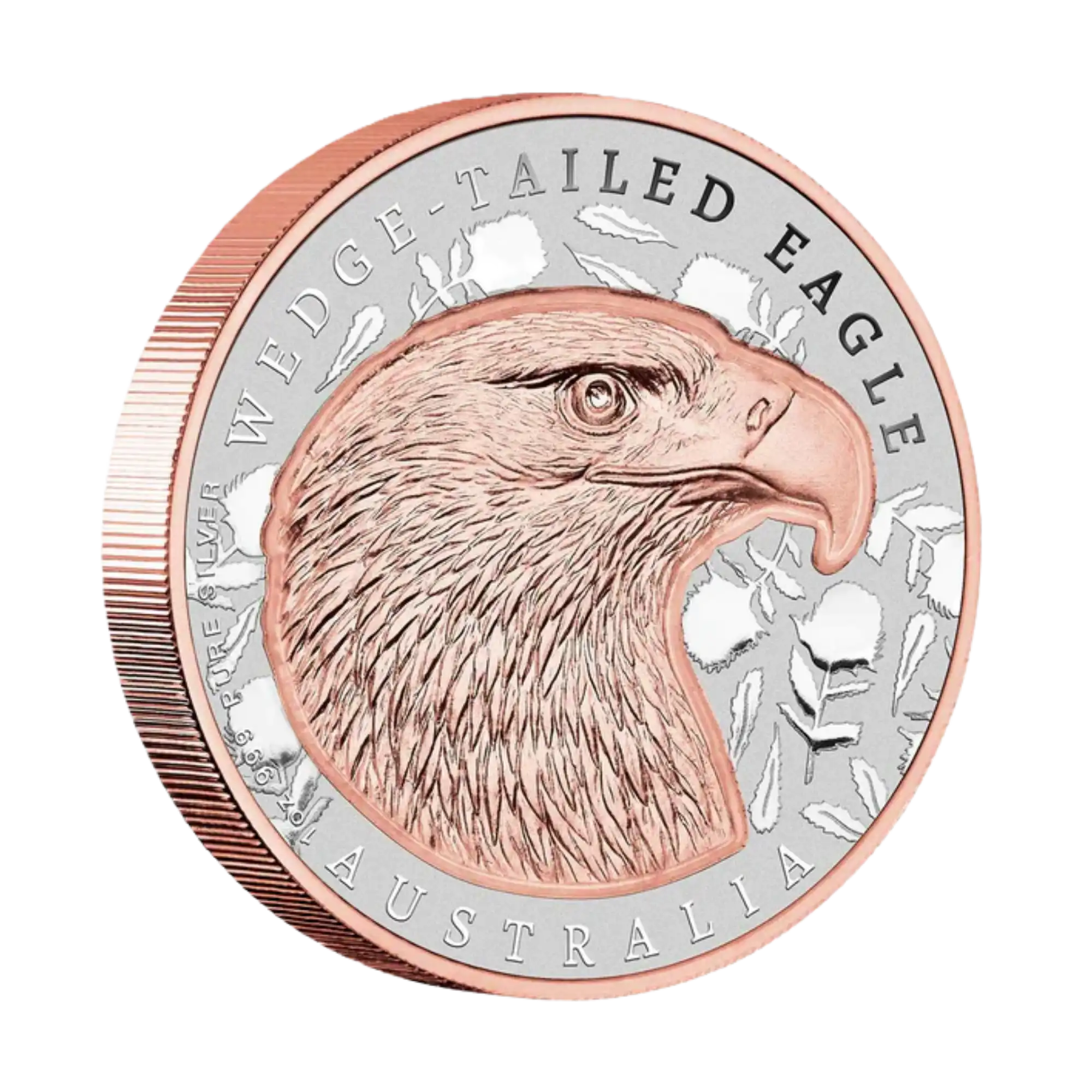 2026 Niue WedgeTailed Eagle Rose Gold-Plated 1oz Silver Proof Coin