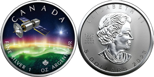 2023 Canada Polar Lights The Universe 1oz Silver Maple Leaf Coin