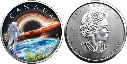 2023 Earth The Universe 1oz Silver Maple Leaf Coin