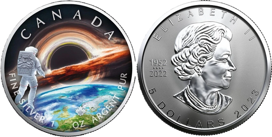 2023 Earth The Universe 1oz Silver Maple Leaf Coin