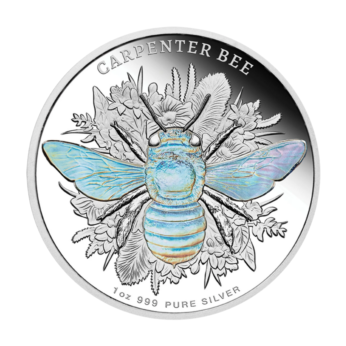 2026 Native Bees 1oz Silver Proof Hologram 4-Coin Collection