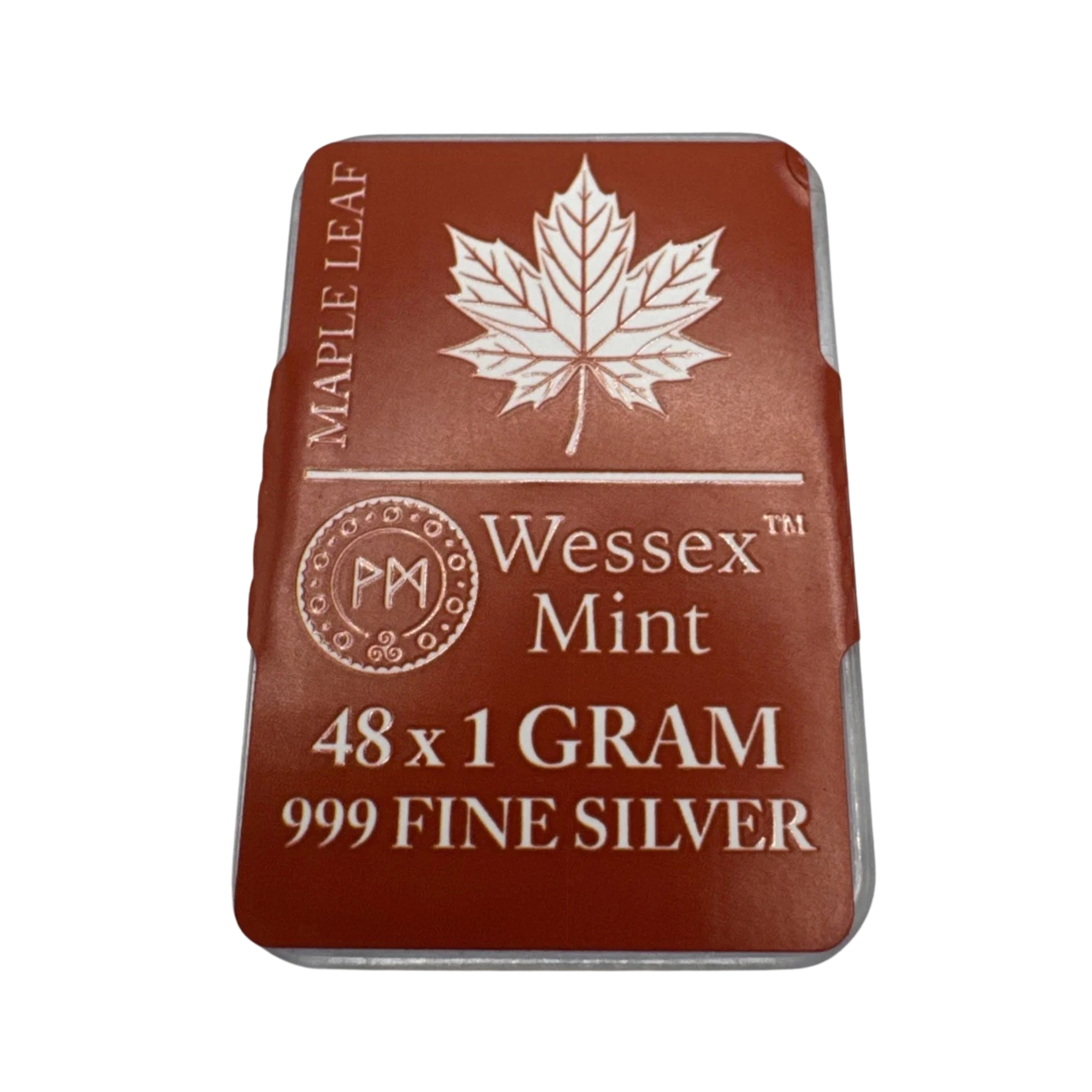 Wessex Mint Maple Leaf 48 Fine Silver 1g Bars in special package
