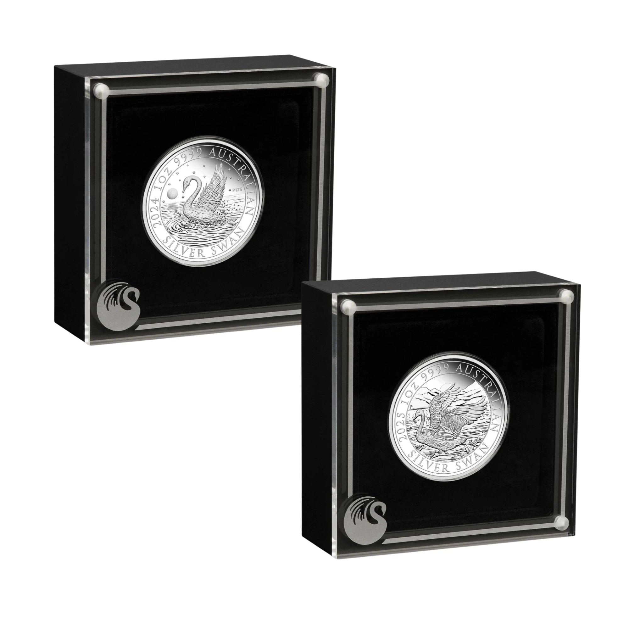 2024–2025 Perth Mint Swan 1oz Silver Proof 2 Coin Collection