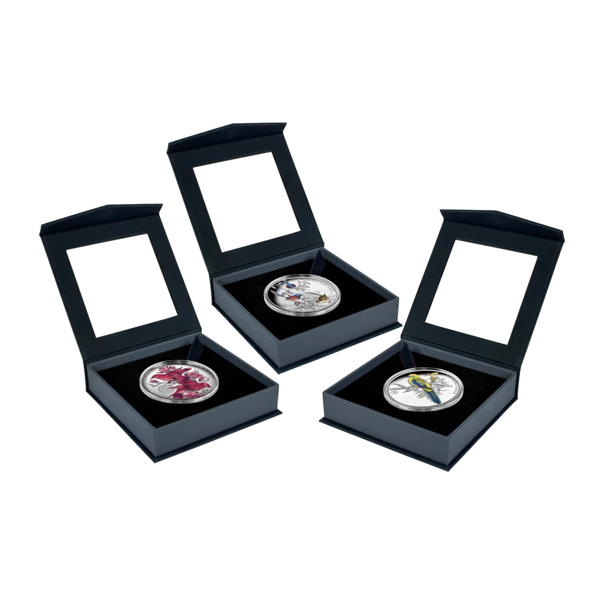 2026 Niue Purple Finch, Fairy Wren & Rosella 1oz Silver 3 Coin Collection