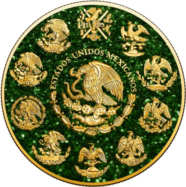 2023 Mexico Libertad EMERALD Precious 1oz Silver Coin
