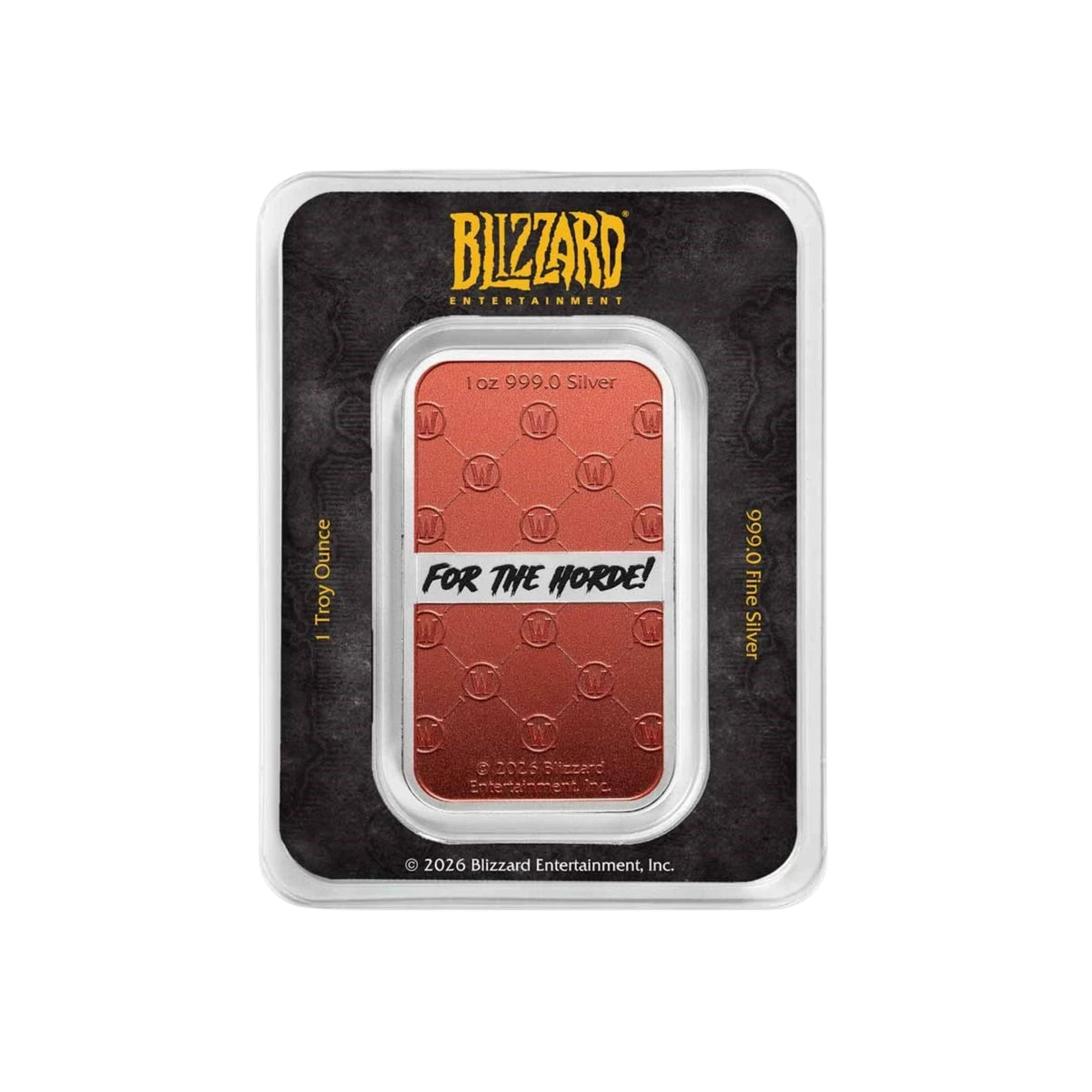 2026 PAMP World of Warcraft Horde 1oz Silver Proof Bar