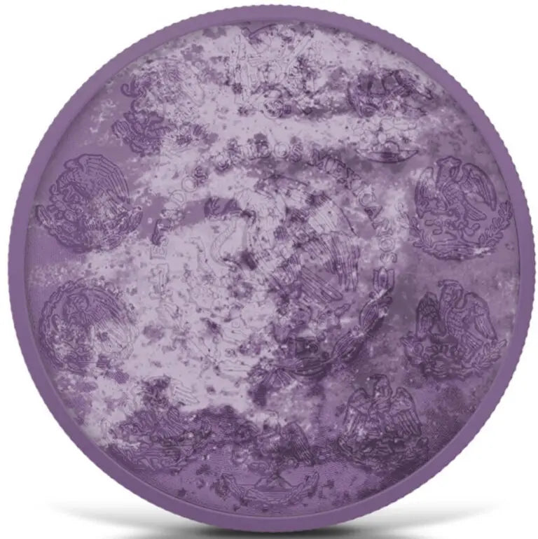 2024 Purple Marble Edition 1oz  Silver Libertad Coloured Coin
