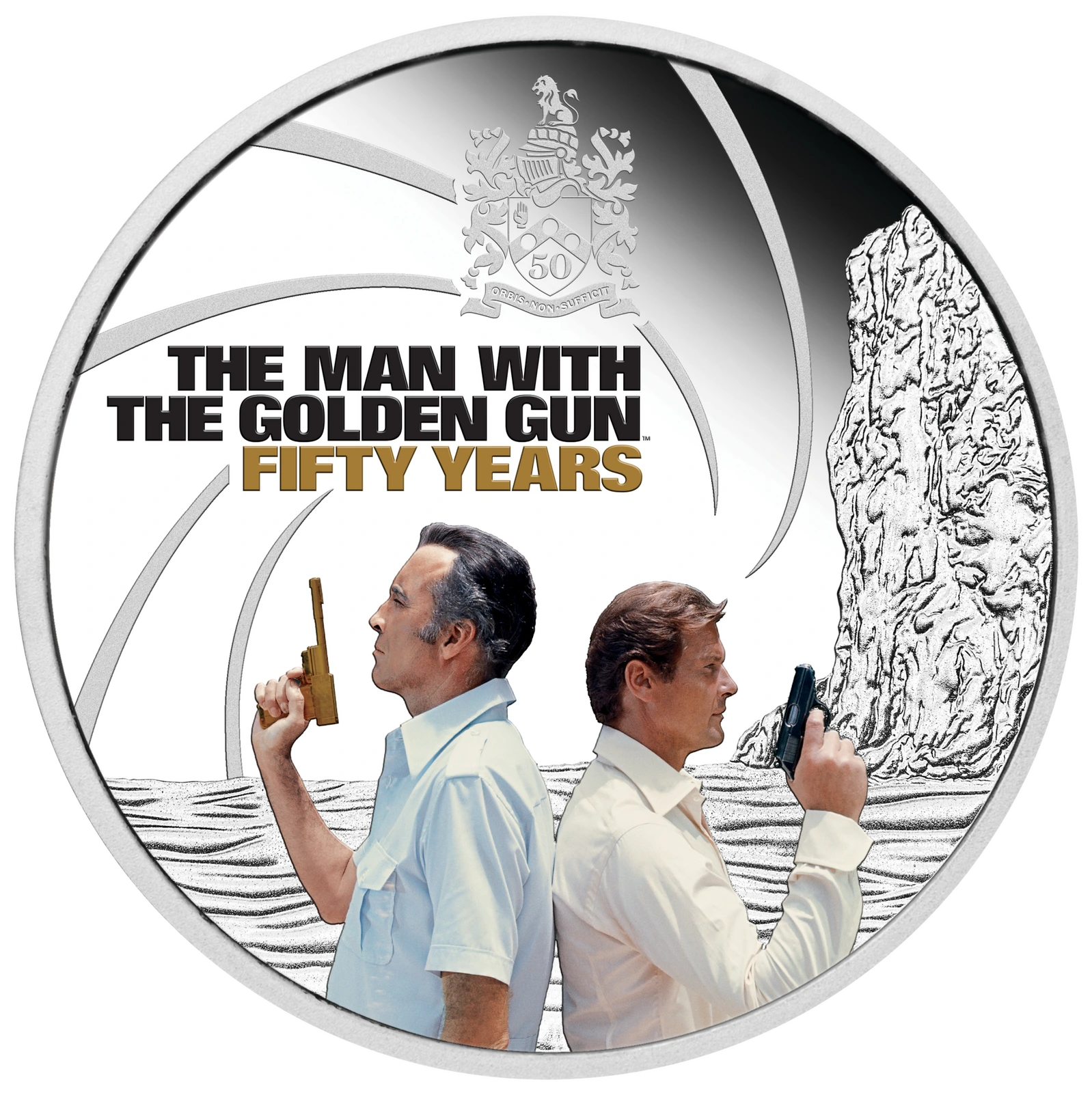 2024 Perth Mint James Bond The Man With The Golden Gun  1oz Silver Proof Coin