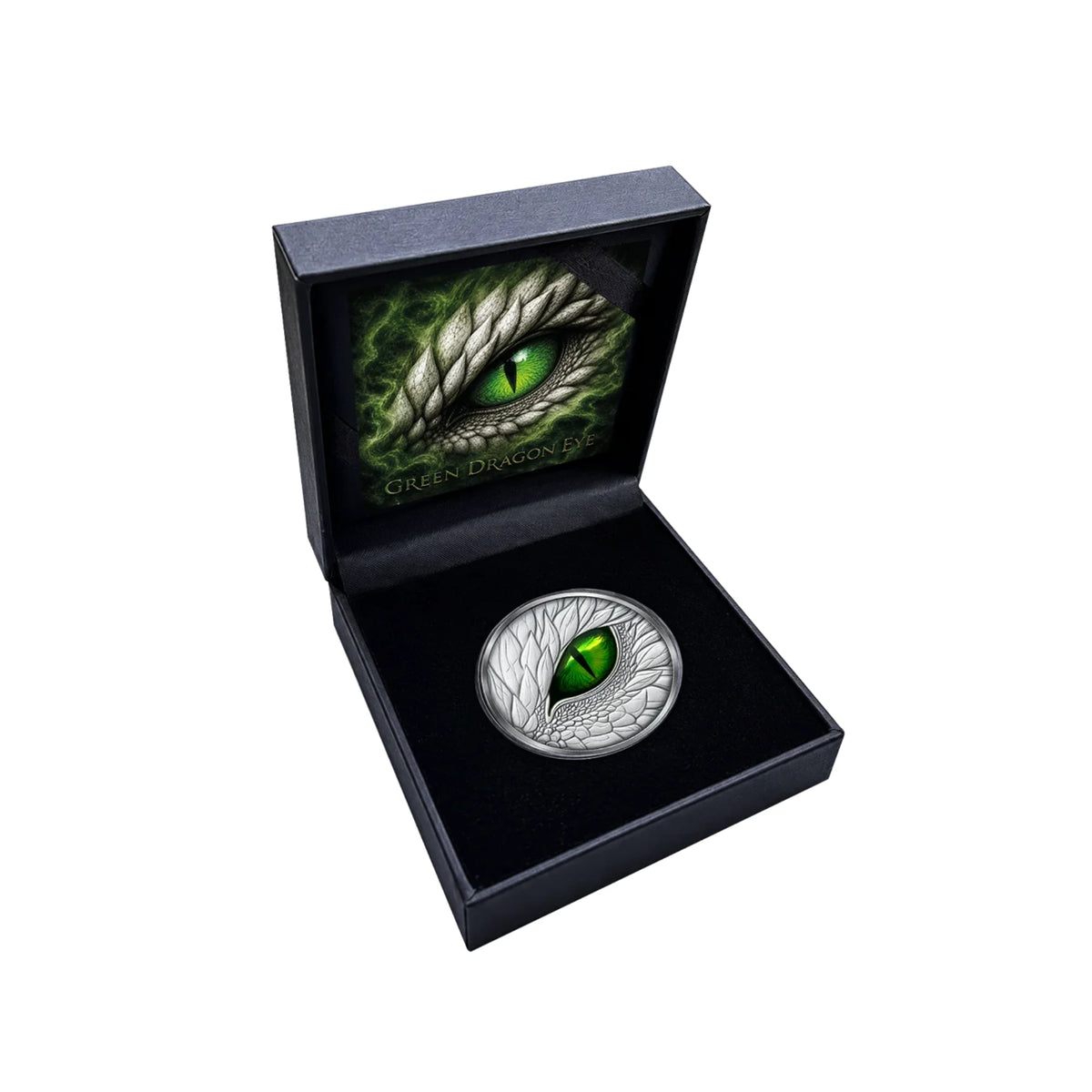 2026 Cameroon Emerald Dragon Eye 1oz Silver Coin