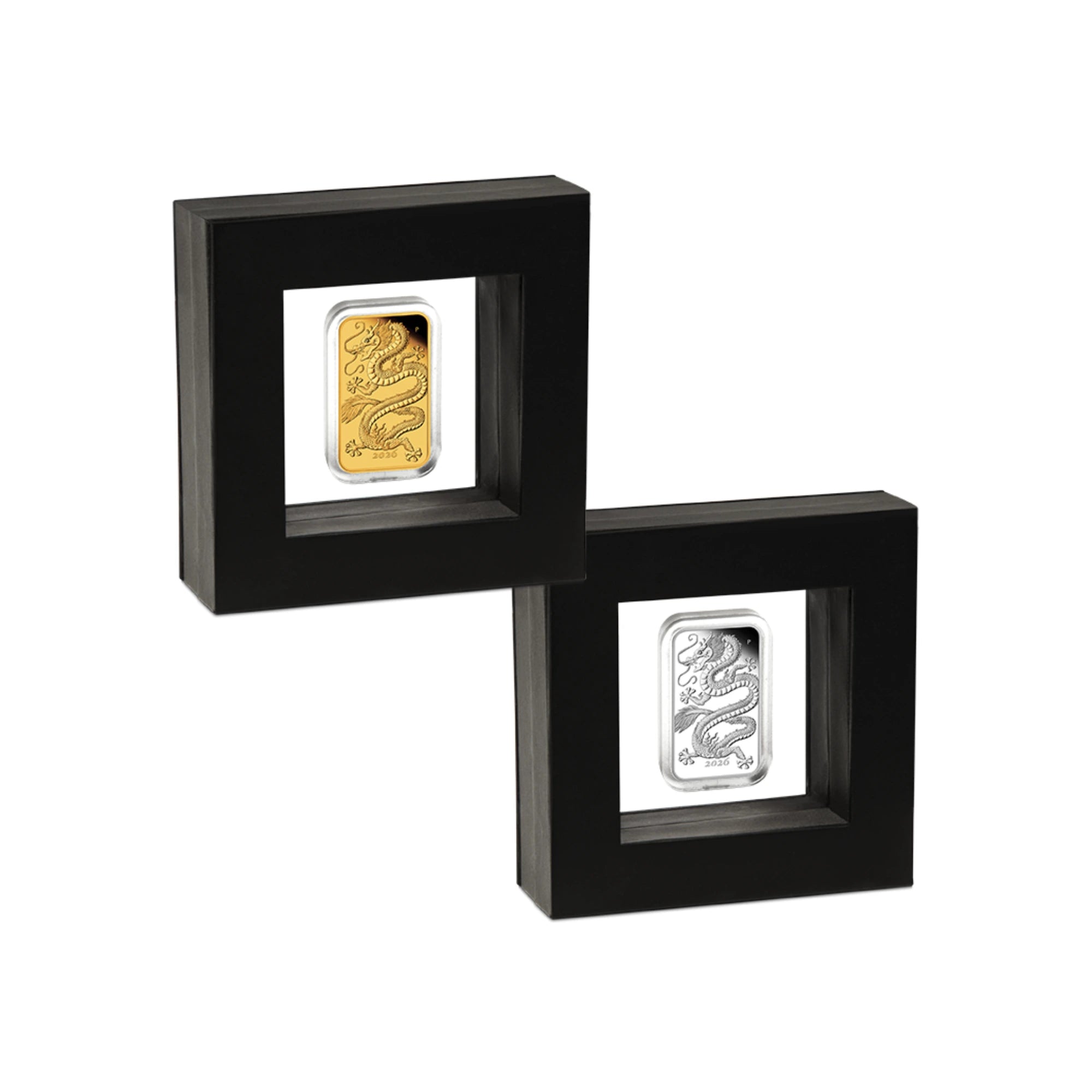 2026 Perth Mint Dragon 1oz Gold & Silver Proof 2 Bar Collection