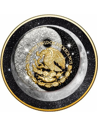 2024 Mexico Libertad Tiger & Dragon Yin Yang 1oz Silver Coloured Coin