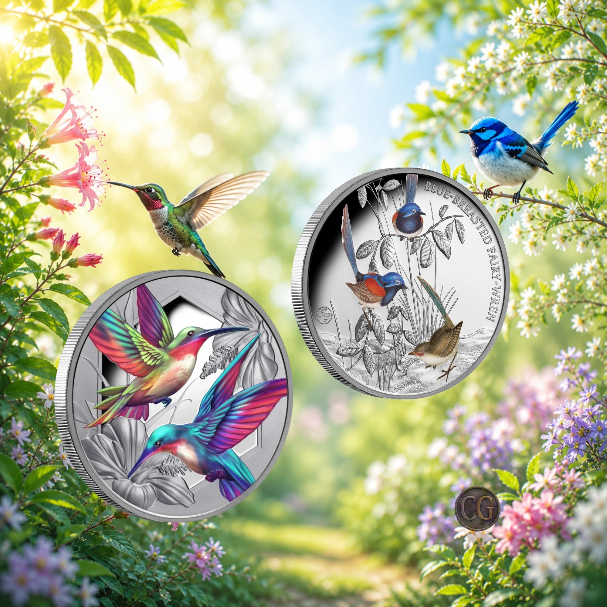 2025–2026 Niue Hummingbird & Fairy-Wren 2 Coin Collection