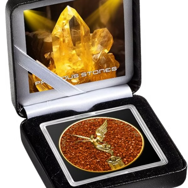 2024 Mexico Libertad Imperial Orange Topaz 1 oz Silver Coin