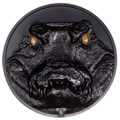 2023 $10 Caiman – Hunters by Night 2oz Black Proof Coin