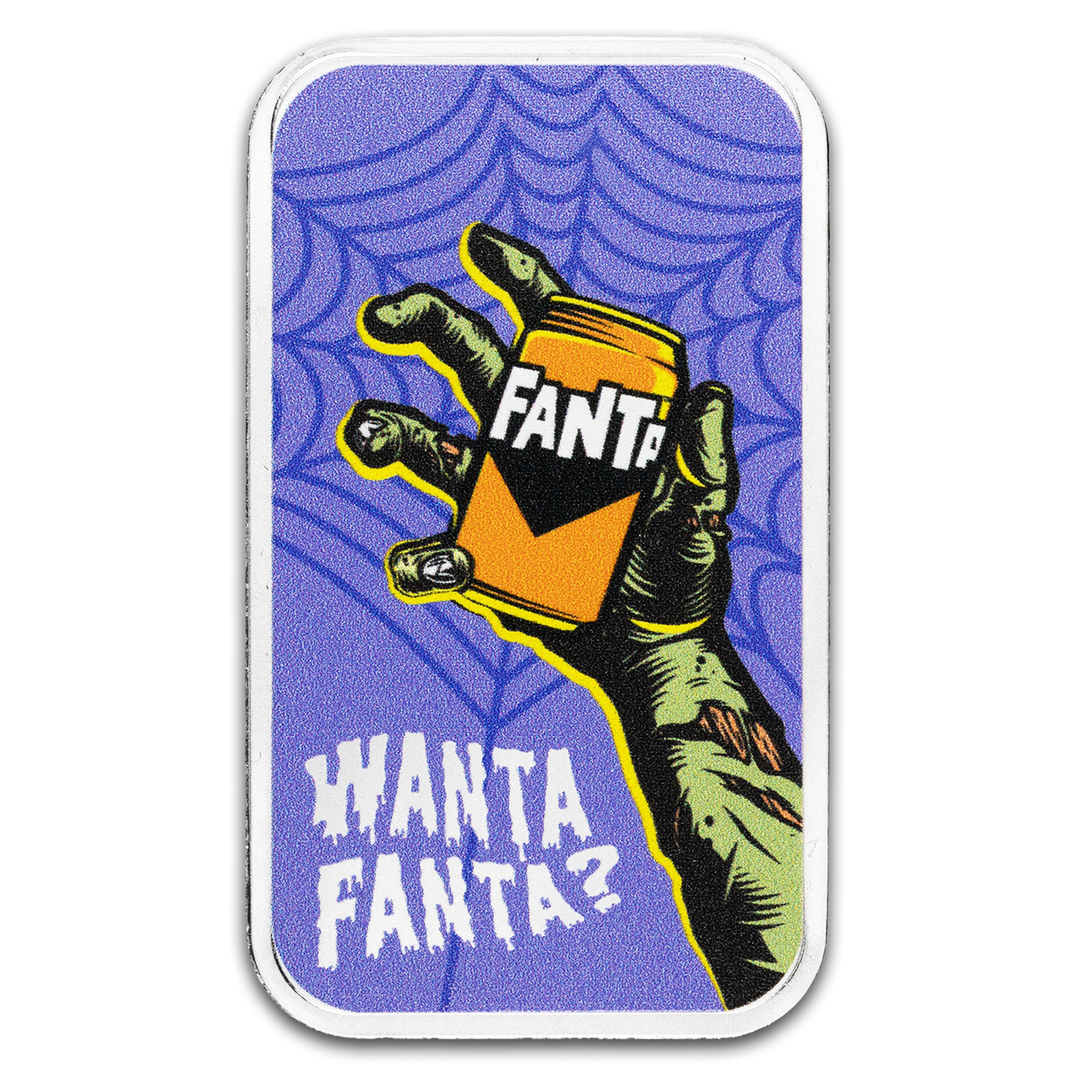 2026 PAMP Fanta Halloween 1oz Silver Proof-Like Coloured Bar