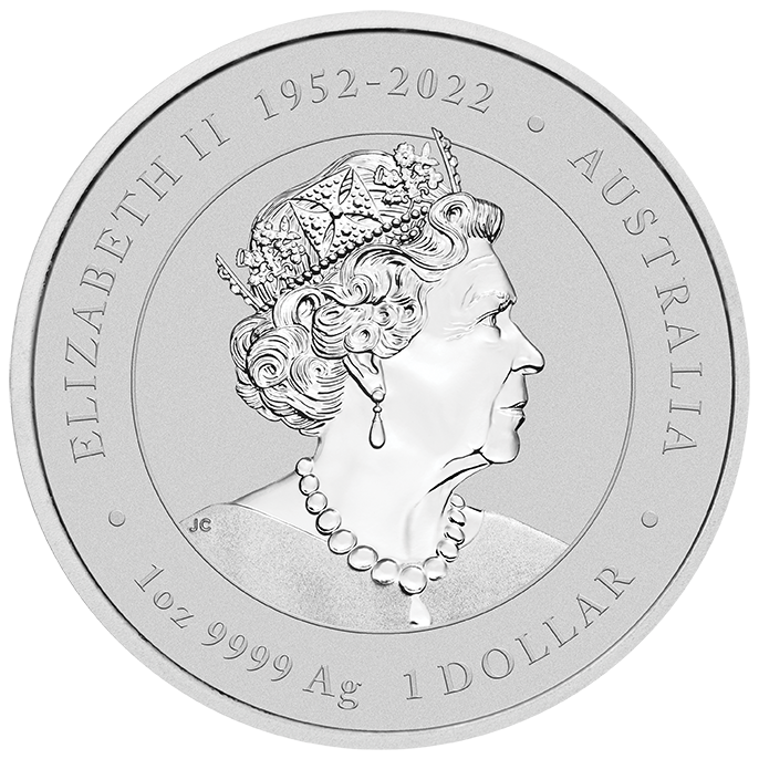 2024 Perth Mint Lunar Dragon 1oz Silver White Coloured Coin in Card